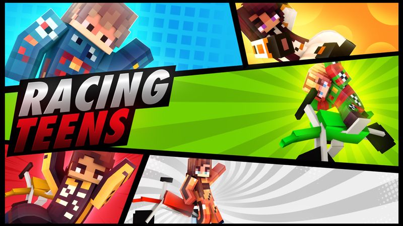 Racing Teens on the Minecraft Marketplace by Dark Lab Creations