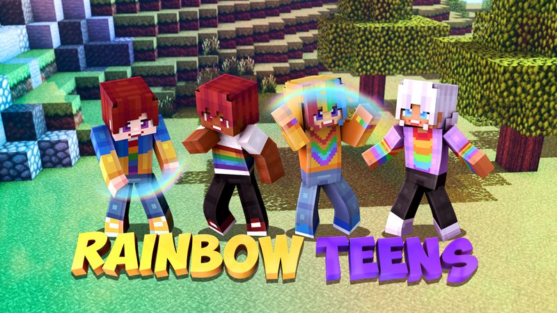 Rainbow Teens on the Minecraft Marketplace by Dark Lab Creations