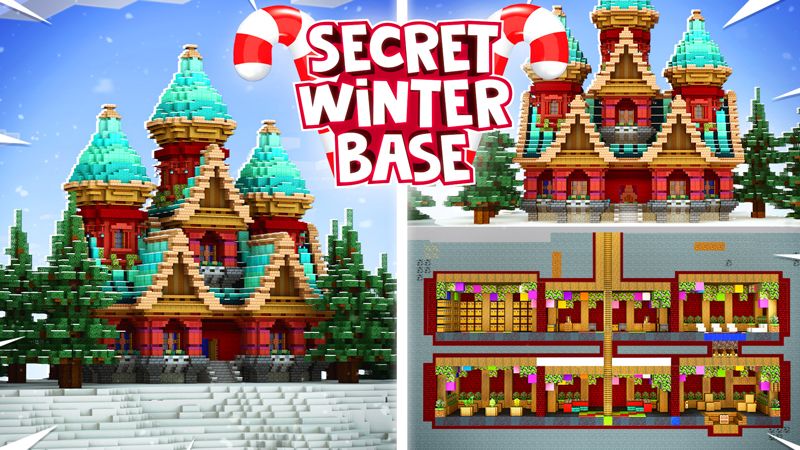 Secret Winter Base on the Minecraft Marketplace by Dark Lab Creations