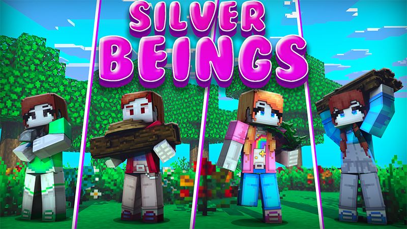 Silver Beings on the Minecraft Marketplace by Dark Lab Creations