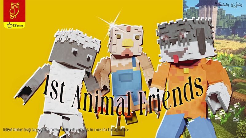 1st Animal Friends on the Minecraft Marketplace by DeliSoft Studios