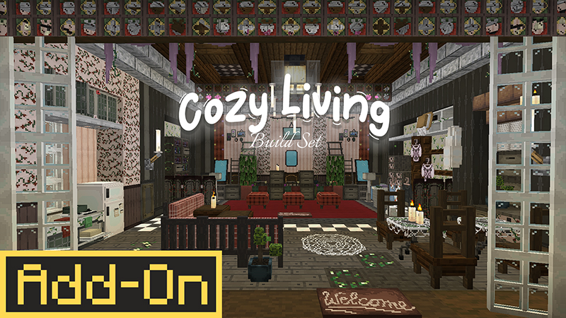 Cozy Living Build Set on the Minecraft Marketplace by DeliSoft Studios