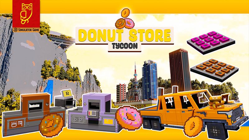 Donut Store Tycoon on the Minecraft Marketplace by DeliSoft Studios