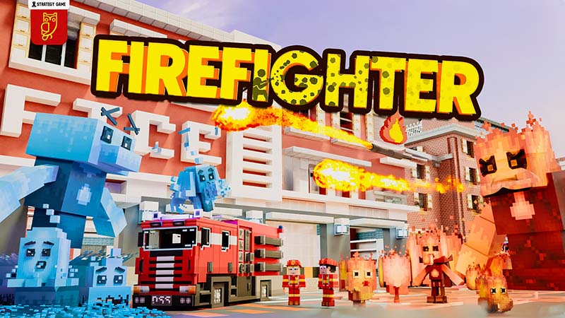 Firefighter on the Minecraft Marketplace by DeliSoft Studios