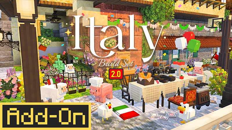 Italy Build Set 2.0 on the Minecraft Marketplace by DeliSoft Studios