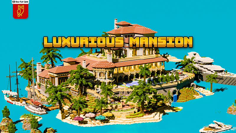 Luxurious Mansion on the Minecraft Marketplace by DeliSoft Studios