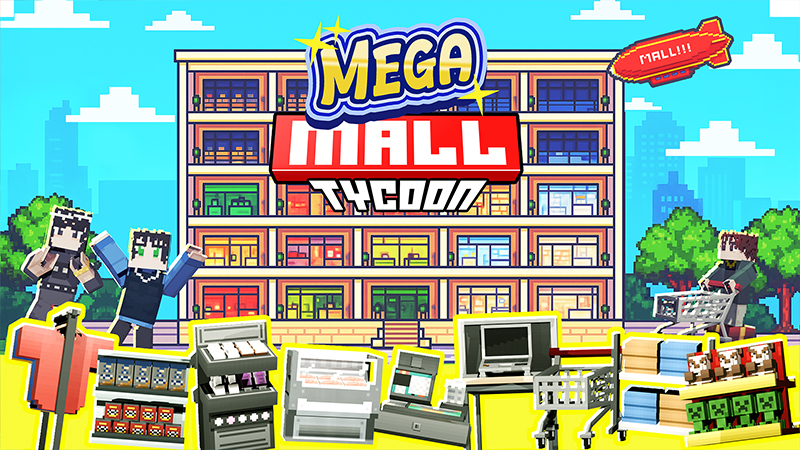 Mega Mall Tycoon on the Minecraft Marketplace by DeliSoft Studios