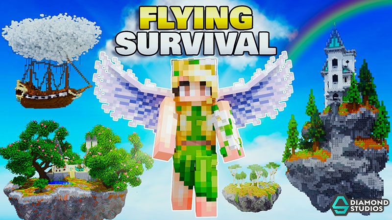 Flying Survival on the Minecraft Marketplace by Diamond Studios