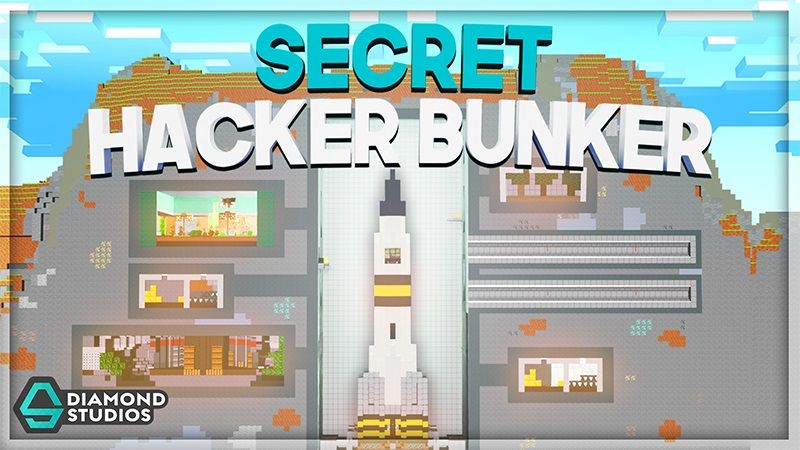 Secret Hacker Bunker on the Minecraft Marketplace by Diamond Studios