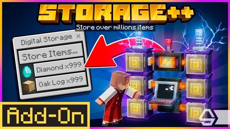 Storage++ Add-On on the Minecraft Marketplace by Diamond Studios