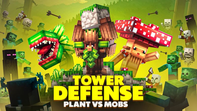 Tower Defense - Plants vs Mobs on the Minecraft Marketplace by Diamond Studios