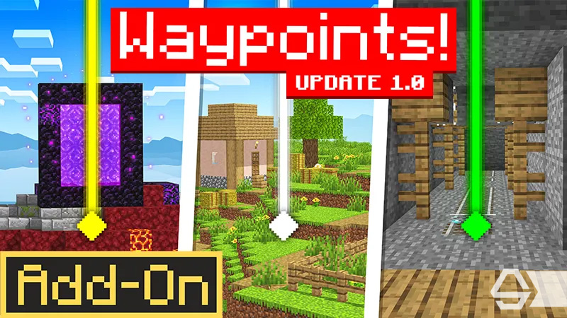 Waypoints Add-On on the Minecraft Marketplace by Diamond Studios