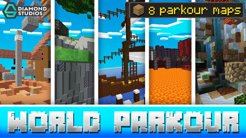 World Parkour on the Minecraft Marketplace by Diamond Studios