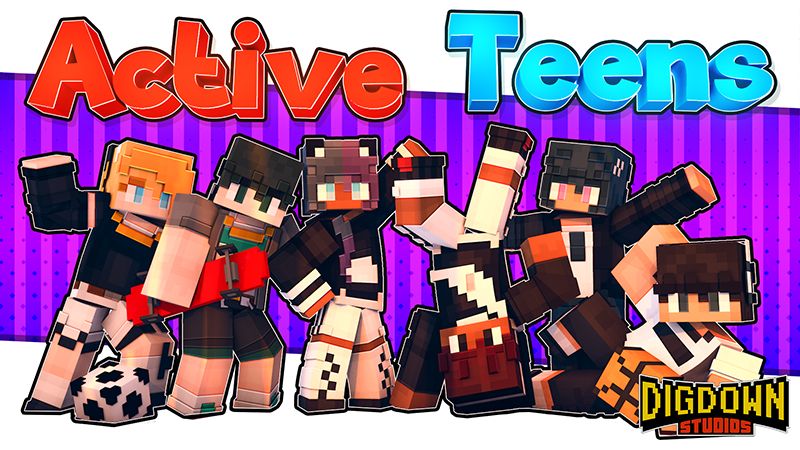 Active Teens on the Minecraft Marketplace by Dig Down Studios