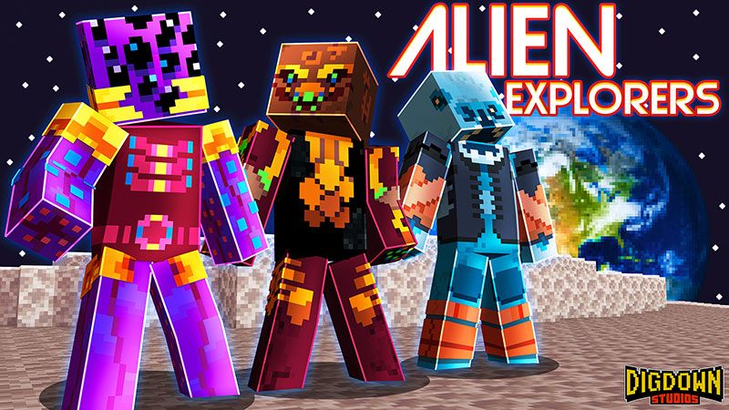 Alien Explorers on the Minecraft Marketplace by Dig Down Studios