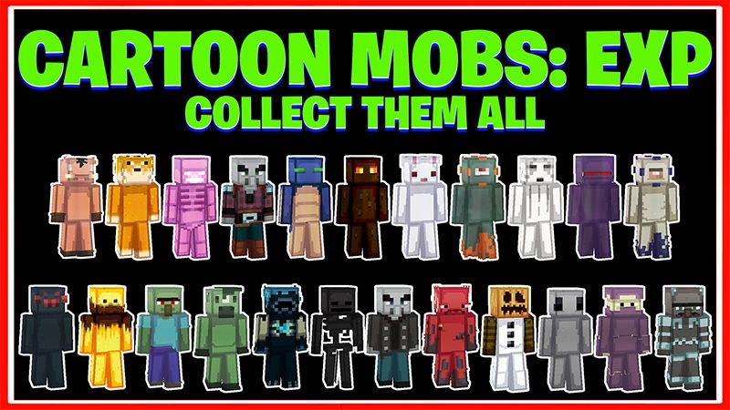 Cartoon Mobs: Expansion on the Minecraft Marketplace by Dig Down Studios