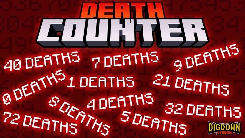 Death Counter on the Minecraft Marketplace by Dig Down Studios