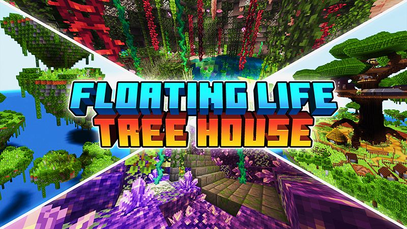 Floating Life: Tree House on the Minecraft Marketplace by Dig Down Studios