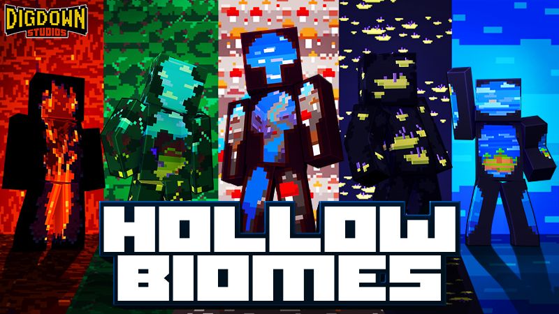 Hollow Biomes on the Minecraft Marketplace by Dig Down Studios