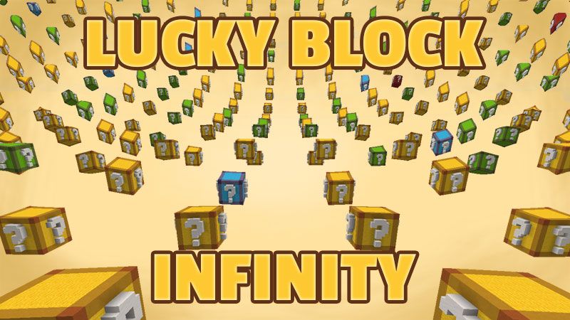 Lucky Block Infinity on the Minecraft Marketplace by Dig Down Studios