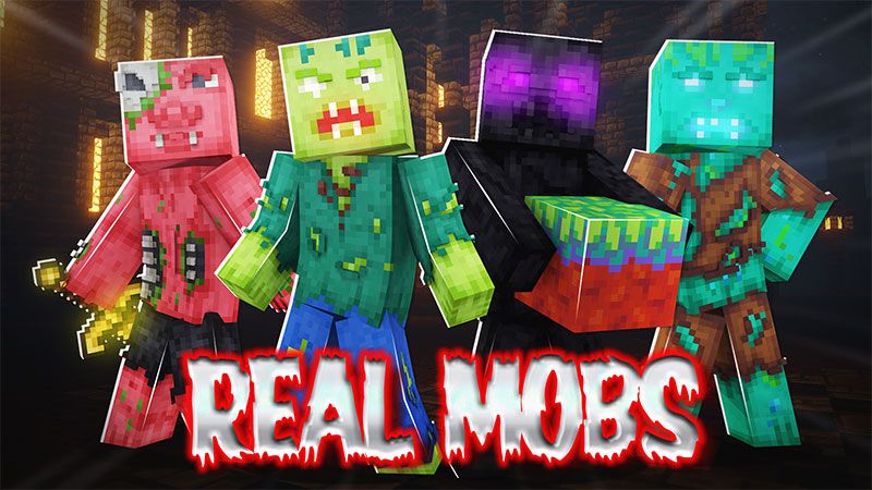 Real Mobs on the Minecraft Marketplace by Dig Down Studios