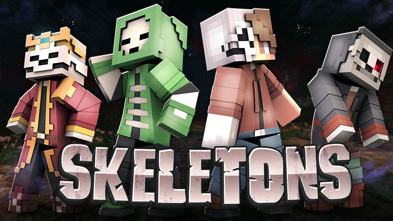 Skeletons on the Minecraft Marketplace by Dig Down Studios