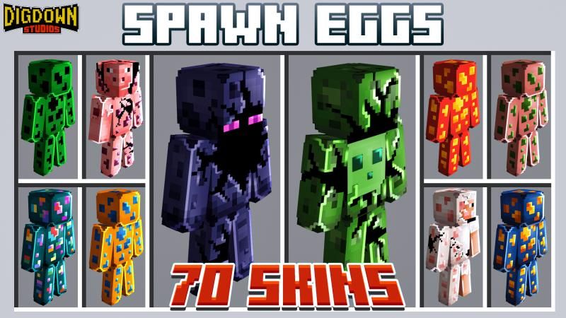 Spawn Eggs on the Minecraft Marketplace by Dig Down Studios