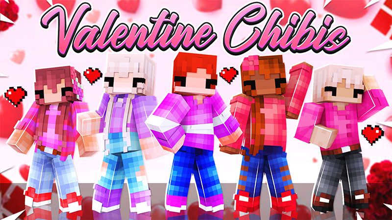 Valentine Chibis on the Minecraft Marketplace by Dig Down Studios