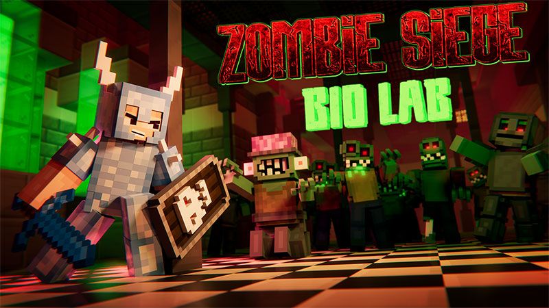 Zombie Siege: Bio Lab on the Minecraft Marketplace by Dig Down Studios