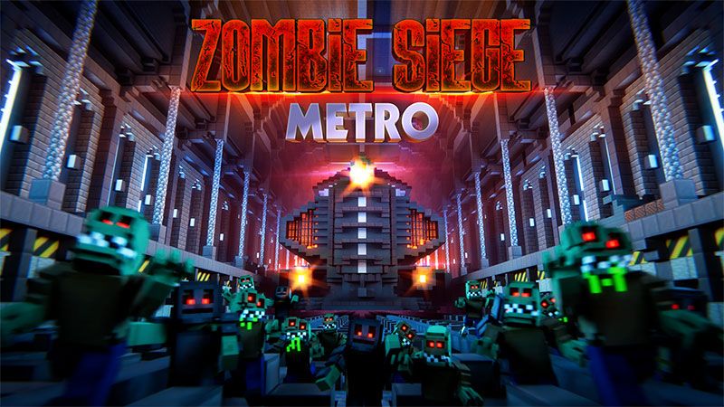 Zombie Siege: Metro on the Minecraft Marketplace by Dig Down Studios