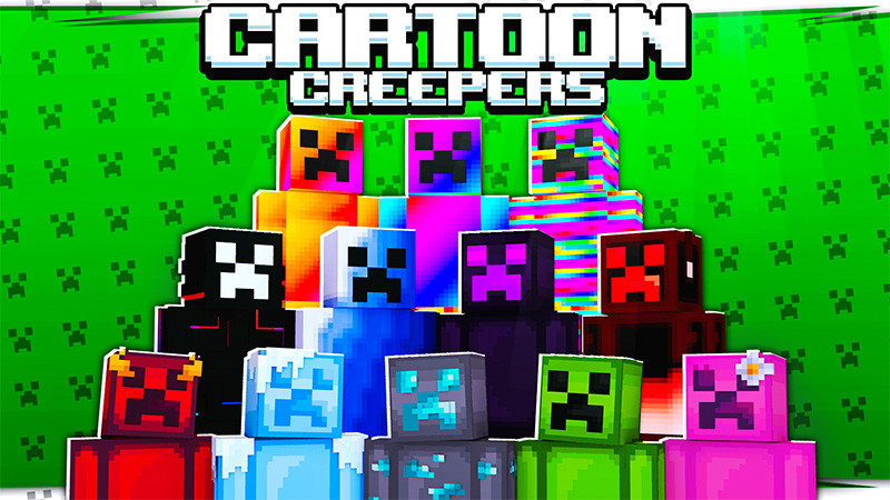 Cartoon Creepers on the Minecraft Marketplace by DigiPort