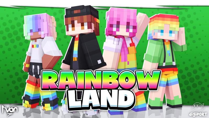 Rainbow Land on the Minecraft Marketplace by DigiPort