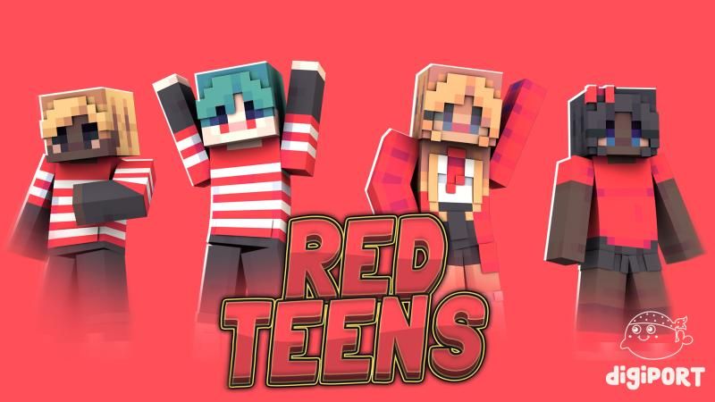 Red Teens on the Minecraft Marketplace by DigiPort