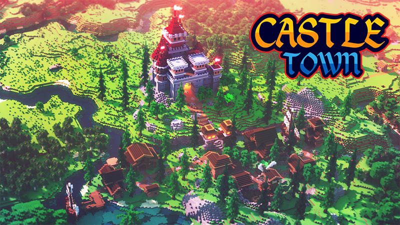 Castle Town on the Minecraft Marketplace by Diluvian