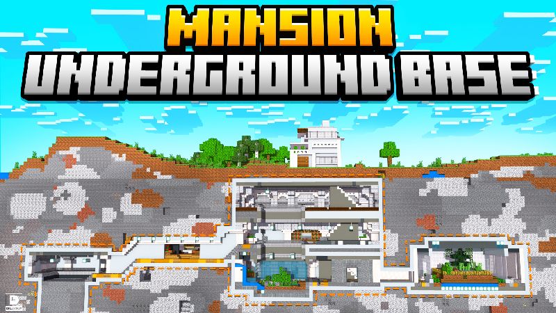 Mansion Underground Base on the Minecraft Marketplace by Diluvian