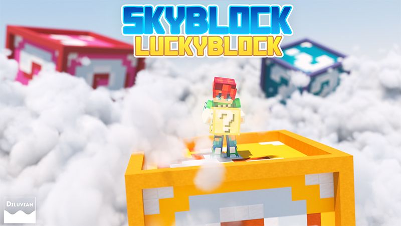 Skyblock Lucky Block on the Minecraft Marketplace by diluvian