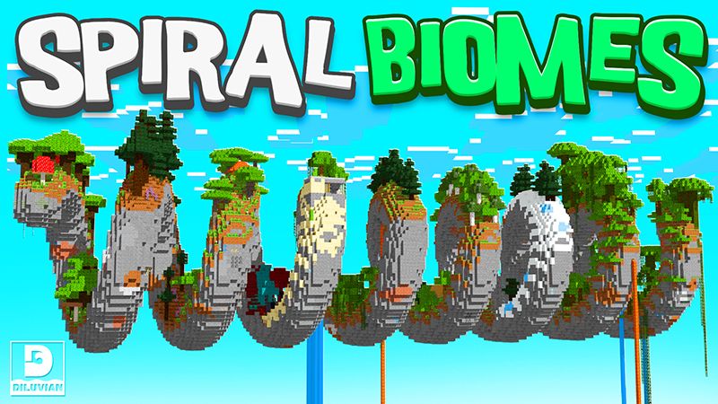 Spiral Biomes on the Minecraft Marketplace by Diluvian