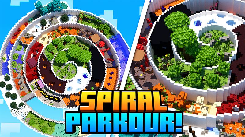 Spiral Parkour! on the Minecraft Marketplace by Diluvian