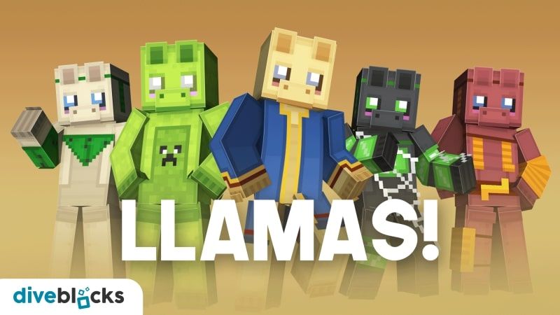 LLAMAS! on the Minecraft Marketplace by Diveblocks