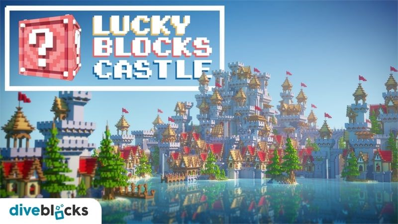 Lucky Blocks Castle on the Minecraft Marketplace by Diveblocks