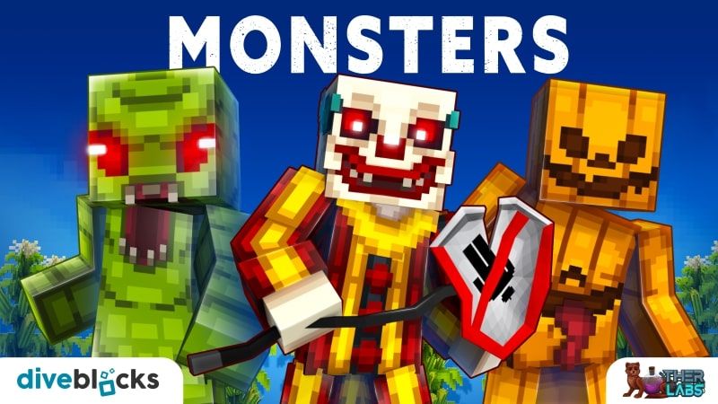 Monsters on the Minecraft Marketplace by Diveblocks