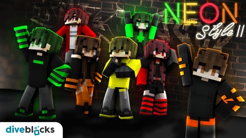 Neon Style II on the Minecraft Marketplace by Diveblocks