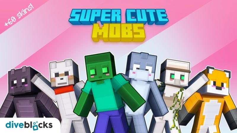 Super Cute Mobs on the Minecraft Marketplace by Diveblocks