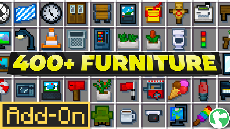 400+ Furniture Add-On on the Minecraft Marketplace by Dodo Studios