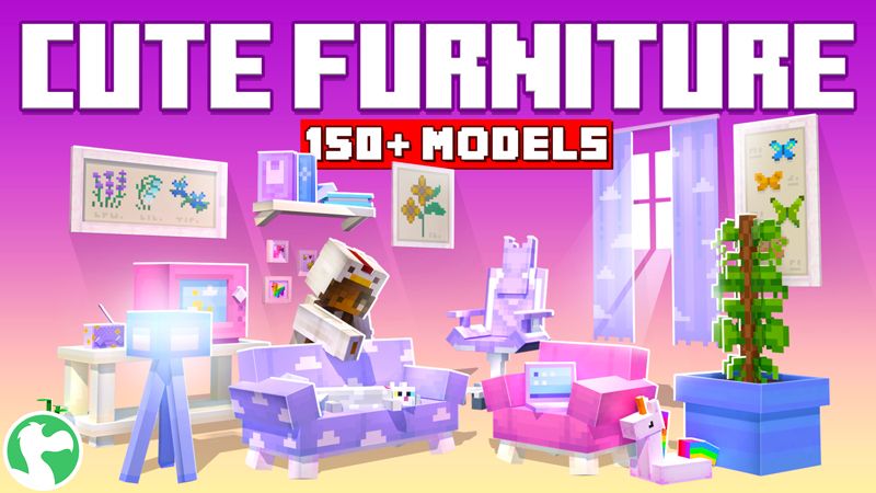 Cute Furniture on the Minecraft Marketplace by Dodo Studios