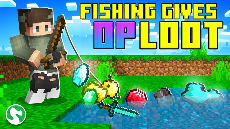 Fishing Gives OP Loot on the Minecraft Marketplace by Dodo Studios