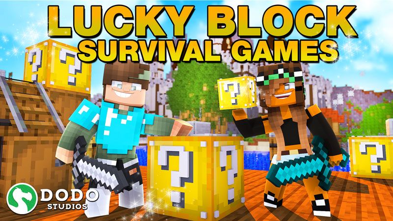 Lucky Block Survival Games on the Minecraft Marketplace by Dodo Studios