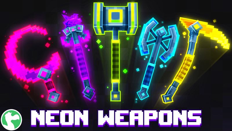 Neon Weapons on the Minecraft Marketplace by Dodo Studios