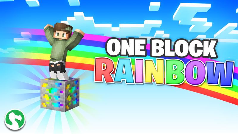 One Block Rainbow on the Minecraft Marketplace by Dodo Studios