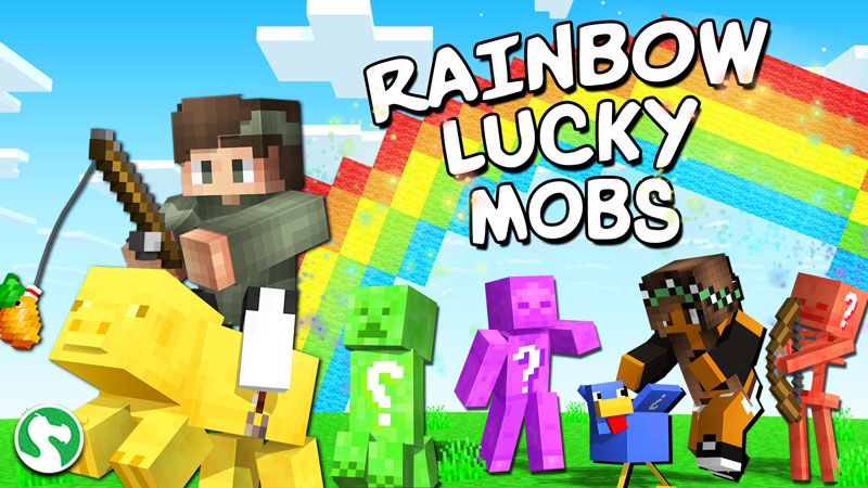 Rainbow Lucky Mobs on the Minecraft Marketplace by Dodo Studios